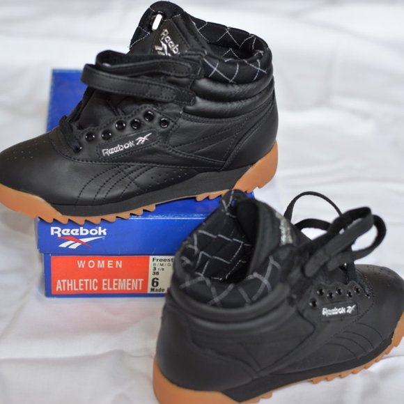 women's reebok freestyle hi athletic shoe